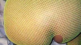 Hubby rips clothes off latina milf for doggystyle creampie on period