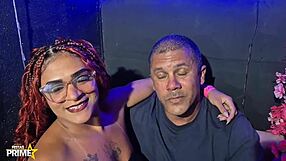 cuckold and hotwife sharing big cocks at gloryhole for max humiliation