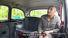 bald guy bangs busty british cab driver backseat blowjob tits hardcore