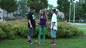 alexis crystal hints at public street threesome temptations with two guys