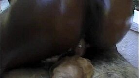 Barefoot Pregnant Ebony Rides Monster Cock