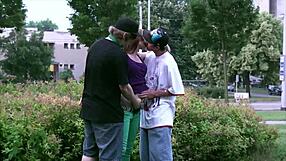 alexis crystal hints at public street threesome temptations with two guys