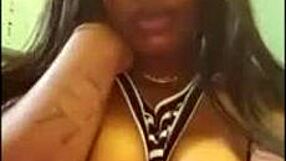 stepbrother gets intense blowjob from keisha minaj with 11 inch cumshot