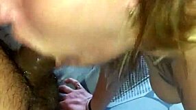 morning blowjob gets sloppy nasty with deep spit?