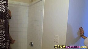 Think this busty babe can handle tugging that monster cock?