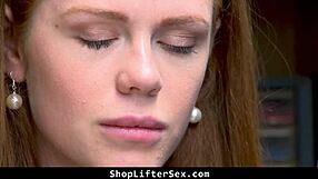 Female SHOPLIFTER CAUGHT and PUNISHED with HARD FUCKING!