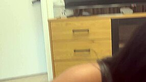 😲 catching my boyfriend pounding my stepmom's big tits in lingerie doggystyle – english captions!