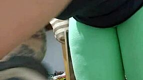 Thrilled Exhibitionist Heading to Gym Flashing Hot Macho Men