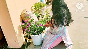 Horny desi bhabhi big tits bent over doggystyle hardcore fuck