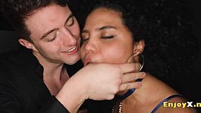 rough cowgirl hookup ends with cum on her hairy face 😈🤤