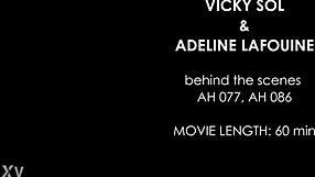 Vicky sol and adeline lafouine backstage anal fisting gangbang rough interracial