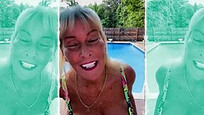 Does this bikini hug my 64-year-old granny tits just right?