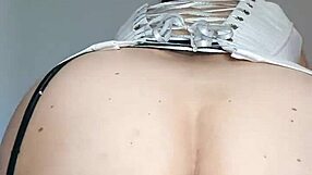 Wife's best friend masturbates huge cameltoe tits for me secretly craving cock