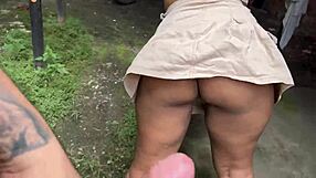 dios mio, that public student slut gets caught and fucked hard by her teacher in the backyard