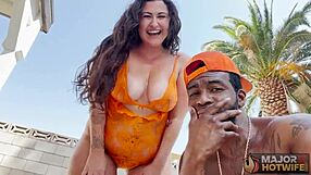 Busty Josie Jaxxon gulps Rome Majors' cock before epic banging