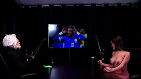 morena alice vasconcelos teases her perfect tits thru see-thru red, picky but rides fat guy anyway... no anal tho??