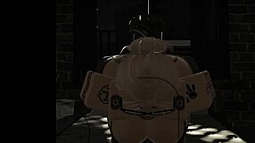 Pounding Roblox Slut Doggy Style in Cozy Condo