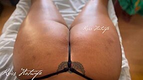 Married Wife's Bare Tits Massage with String Thong Buried in Juicy Pussy?