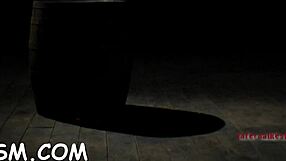 hey, ever wonder how blindfolded angel handles that gagged toy shoveling her twat?