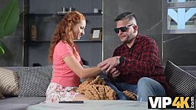 redhead czech slut cheatin on bf with blind old dude wanna see her natural tits bounce?