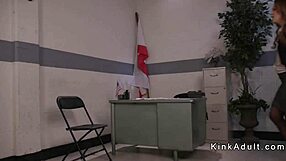 Bound lesbians endure airport security fisting rimjob domination