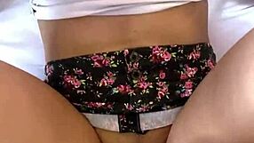 Petite Latina's tight tits shake with orgasms from hardcore creampie after school