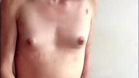 doesn't this cute tranny's solo cumshot make you throb?