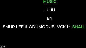 ebony babe bent over takes huge black cock doggystyle in creamy pussy