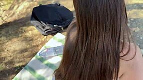 stranger in woods revealed her tight secret spot