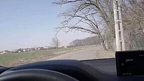 Blonde Milf Tests If You Can Drive During Her Public Dick Sucking