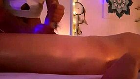 Mel's amazing massage turns sensual with oily hands and relaxing touches