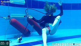 Ashlee Rose's Horny Wet Pussy Under Scuba Dress