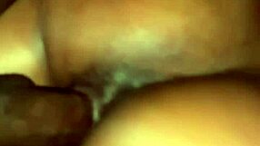 stepdaughter's petite latina pussy squirting wildly during intense pov doggystyle pounding in nightwear