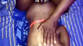 Hot Skinny Black Fuck Doll Bent Over for Intense Doggystyle Pounding and Squirting