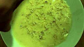 Neighbor Wife's Juicy Ass Bent Over Kitchen Counter for Passionate Doggystyle Creampie