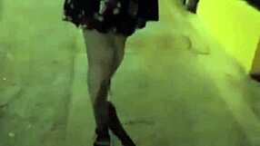 Why tease on street when you crave real fuck in boyfriend's car?