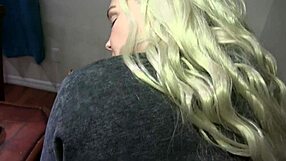 blonde milf slut bends over pov doggystyle pussy pounded cum blasting her fat ass