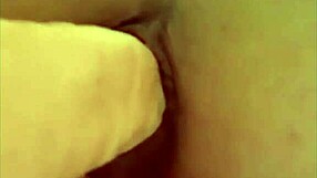 Brunette Milf Tries Double Dildo Penetration Solo