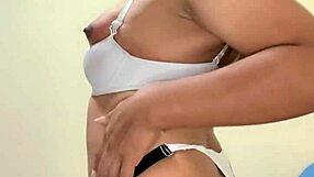 Transsexual's Plump Tits Leak Tasty Creamy Milk