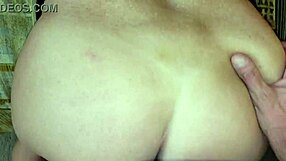 blonde milf slut bends over pov doggystyle pussy pounded cum blasting her fat ass