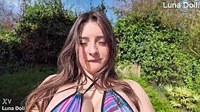 wanna see me double fuck my pussy and ass with huge toys right in the spa?