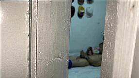 she catches me jerking off in room and helps with big ass riding axel's huge cock