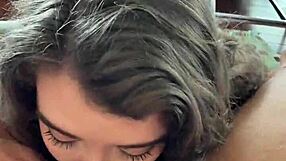 hot canadian blonde eden ivy gags deep on monster cock pov sloppy... ugh