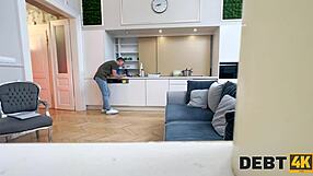 little latina pays debt with petite pussy on monster cocks