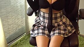 street busty latina takes cash for rough titty fuck pov