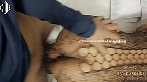 asian teen bent over takes secret creampie doggystyle from boyfriend