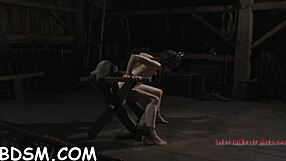 hey, ever wonder how blindfolded angel handles that gagged toy shoveling her twat?