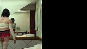 Fantasy Schoolgirl Crossdresser in Sexy Uniform