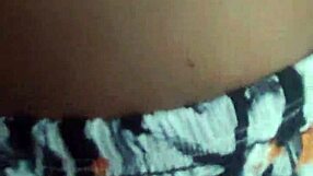 young wife in short dress cheats bending over for neighbor's hard doggystyle fuck