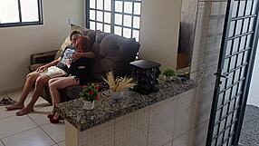 Hot Wife Caught Banging Friend Doggystyle by Suspicious Husband on Camera!